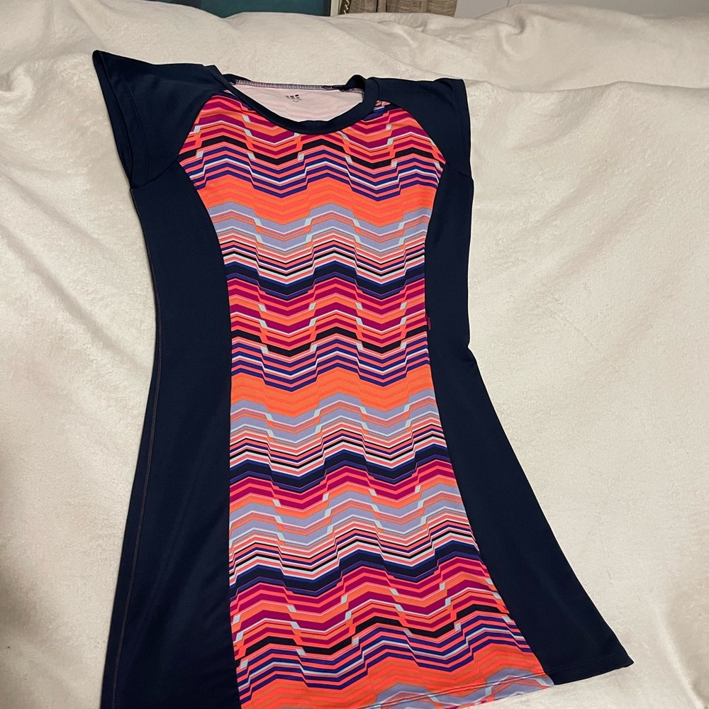 Title Nine Chevron Pattern Top in Pastel Hues